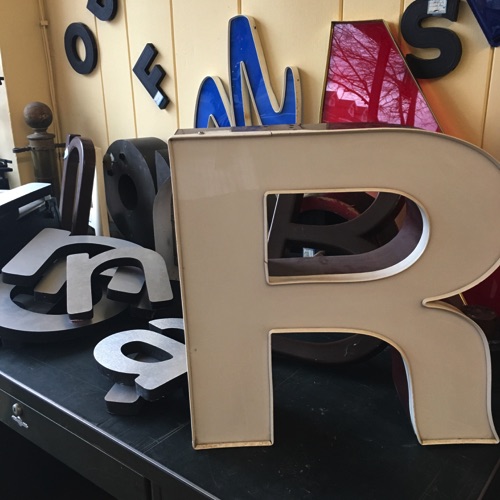 Iconic Sign Letters in Many Shapes and Materials Iconic Sign Letters in Many Shapes and Materials